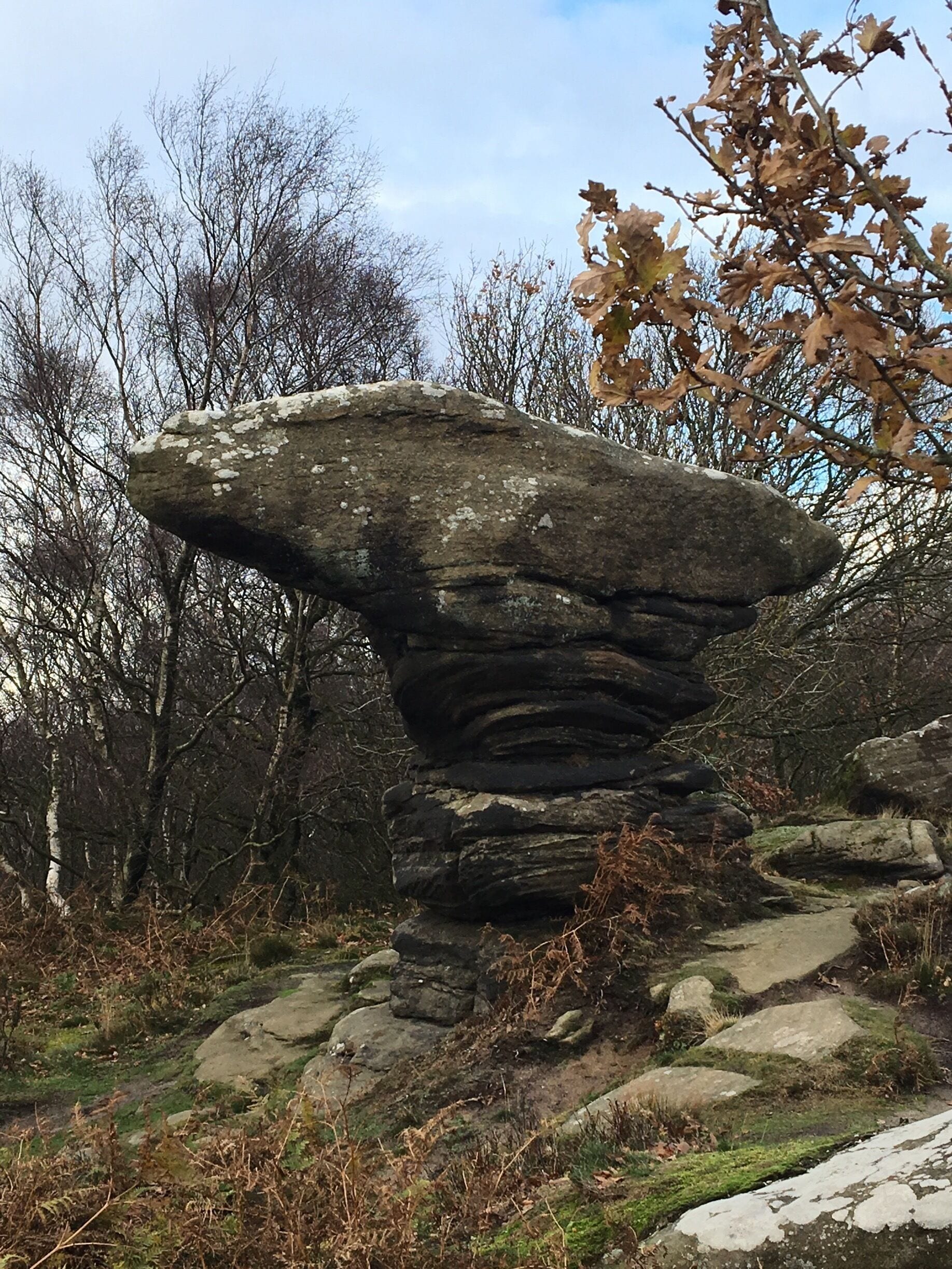 The Anvil rock formation.