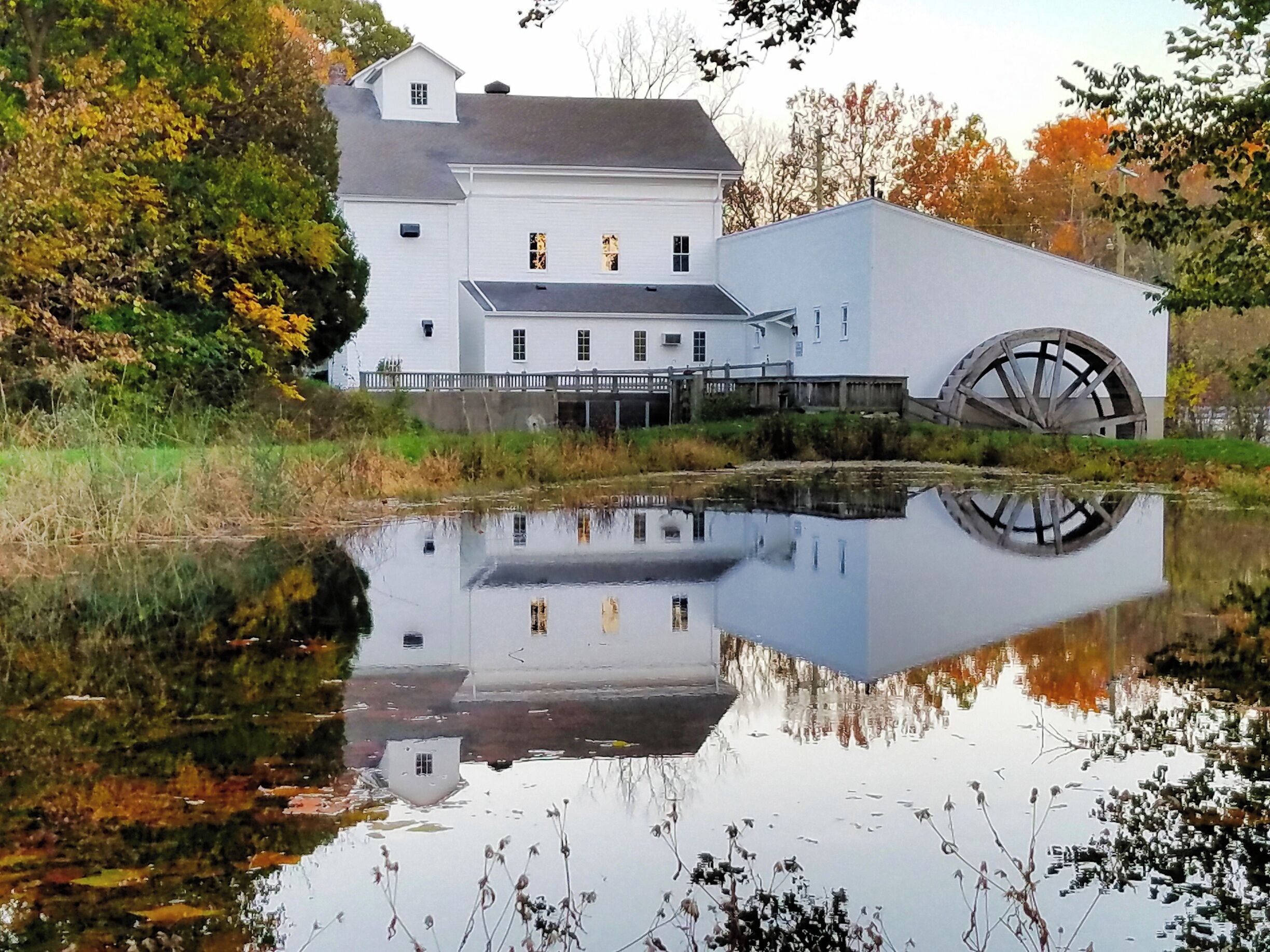 Beautiful fall day at Wallcott Mill