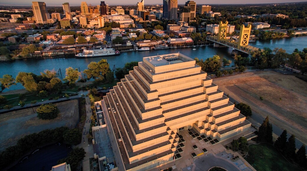 #lovemyTown #sacramento #cali #phantom3 #drone at sun set aug 2016