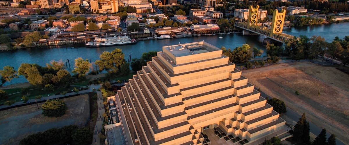 #lovemyTown #sacramento #cali #phantom3 #drone at sun set aug 2016