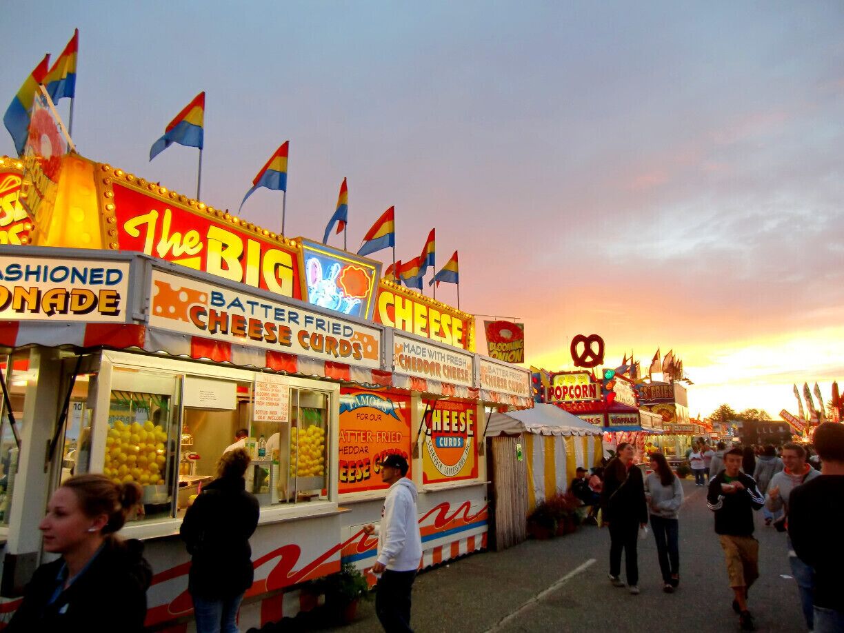 Fair Food

There are plenty of vendors selling fair food but the Eastern States Expo are known for their Cream Puffs and Eclairs.  Don't wait to get them, and risk filling up on Batter Fried Cheese Curds!  