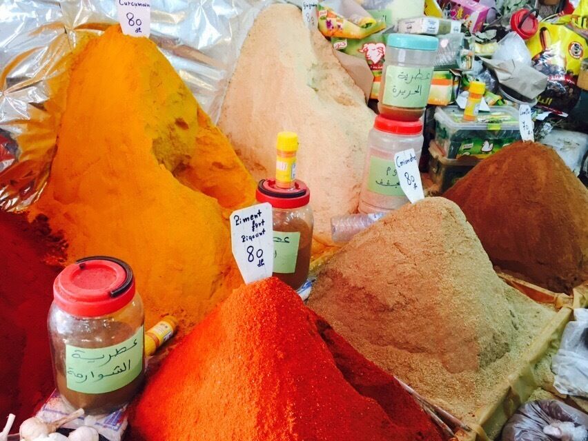 Spices at the Casablanca Al Gharb #market