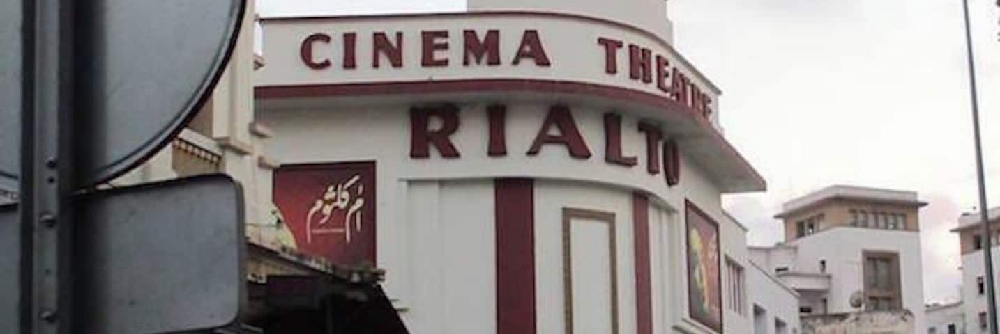 One of first things I saw in Casablanca was this Art Deco landmark - the Rialto Cinema. Josephine Baker and Edith Piaf both performed here. It is still in operation (as of 2017 when I snapped this photo).
https://davenotravels.blog