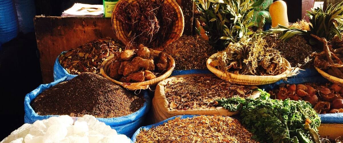 Food stands at the New Medina #market