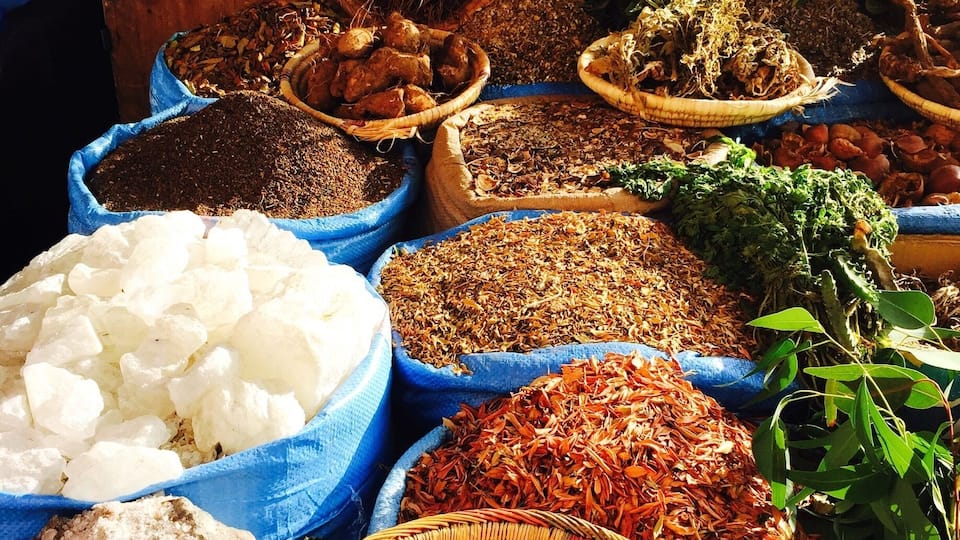 Food stands at the New Medina #market