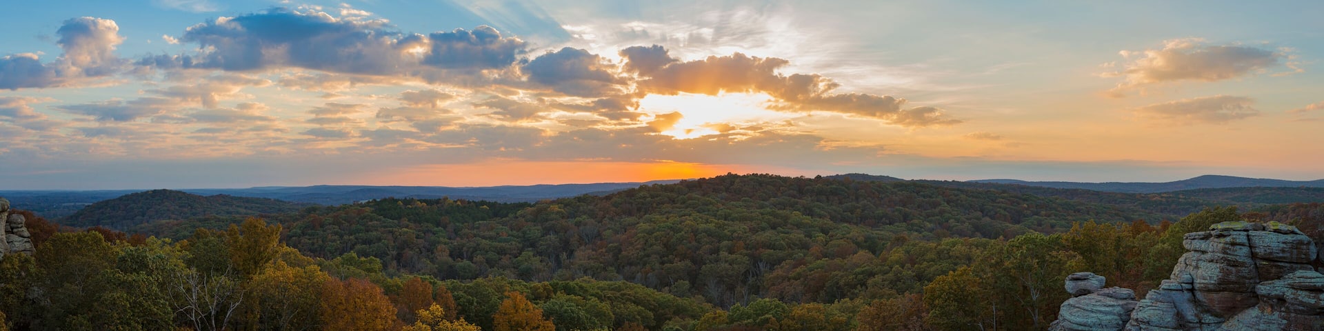 Sunset at Garden of the Gods Recreation Area, Shawnee National Forest, Illinois