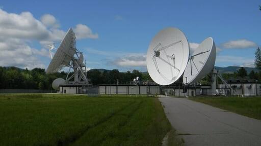 Once a Cold War era showpiece of American technology, the former TELSTAR satellite tracking station was a communication relay station. Built in a unique area shielded by mountains from surrounding interference, some of the clearest signals on earth are relayed across the planet. Subsequently sold to communication giant MCI.