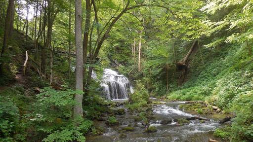 Cascade Gorge Falls...outside of Hot Springs, Virginia; USA