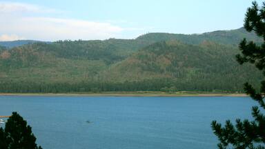 lake and mountains. Bayfield, Colorado