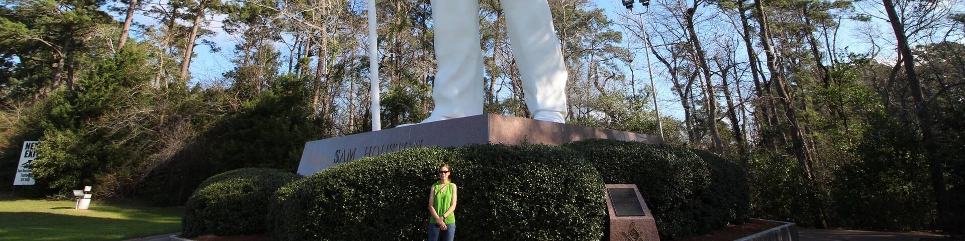 Statue along interstate 45.