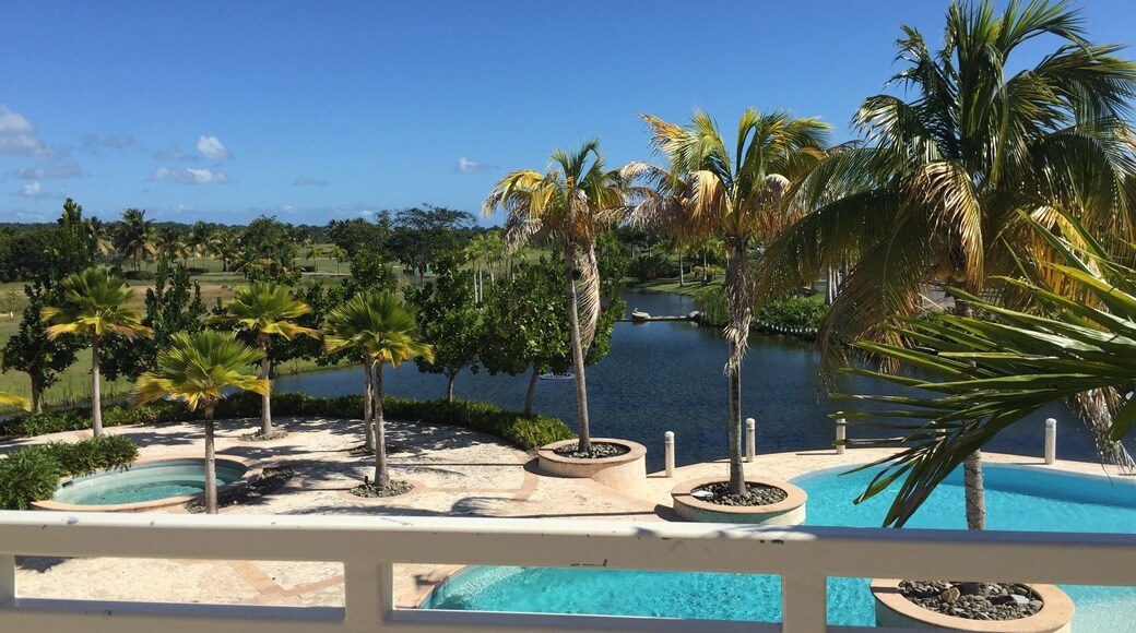 Just looking at this view make you relax! Infinity Pool true the Lake (Lago), view of the golf course and in the other side more of the golf course and another lake! This places have gym, the best Beauty Salon at the East of the Island and it's a activity center. Also have 2 houses for rent! Visit and enjoy Puerto Rico