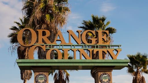 Orange County California Public Welcome SIgn