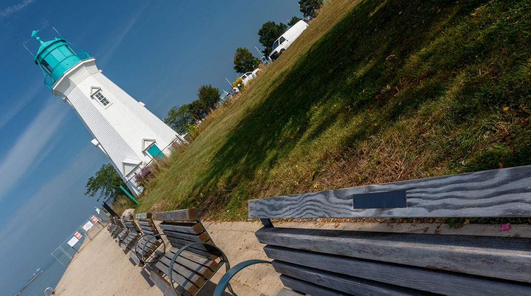 Beautiful lighthouse at Port Dalhousie Harbour, Ontario, Canada