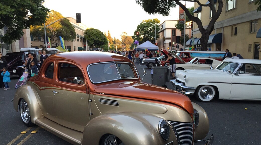 Vintage cars at Hayward downtown festival