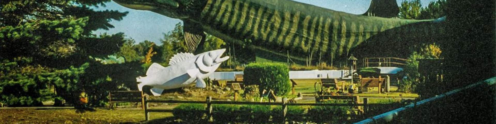 Muskie Festival in June. Hayward, Wisconsin in general is a lot of fun. With the Muskie fest, the national lumberjack competition, and the birkebeiner race in February.