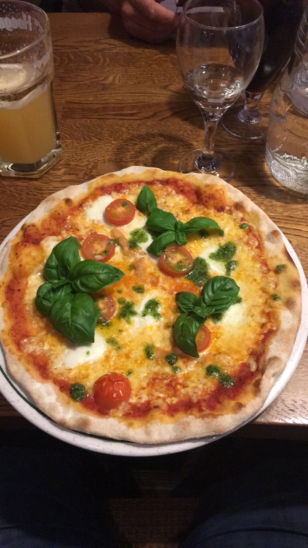 Delicious pizza. 