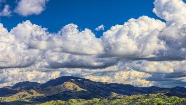 Mt. Diablo panorama with clouds