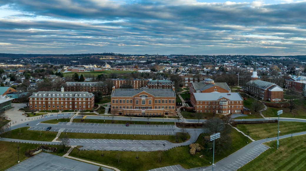 MCDaniel College Westminster Maryland aerial view