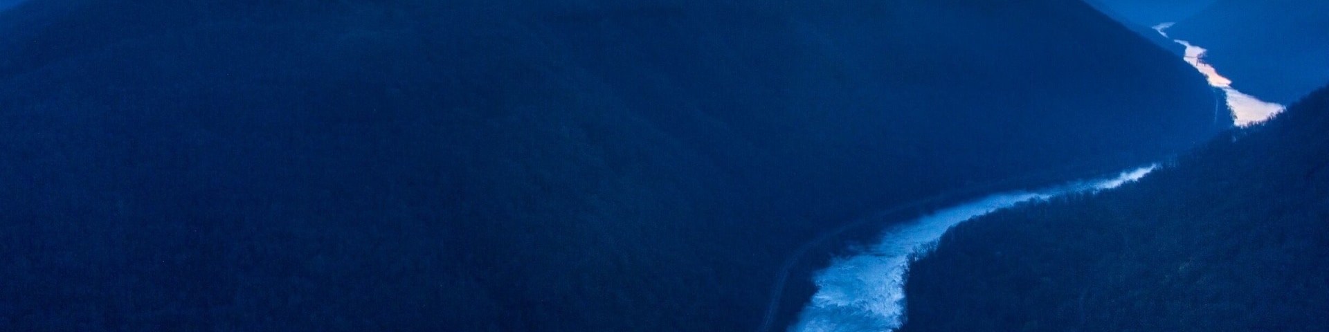 Main overlook at Grandview. The New River