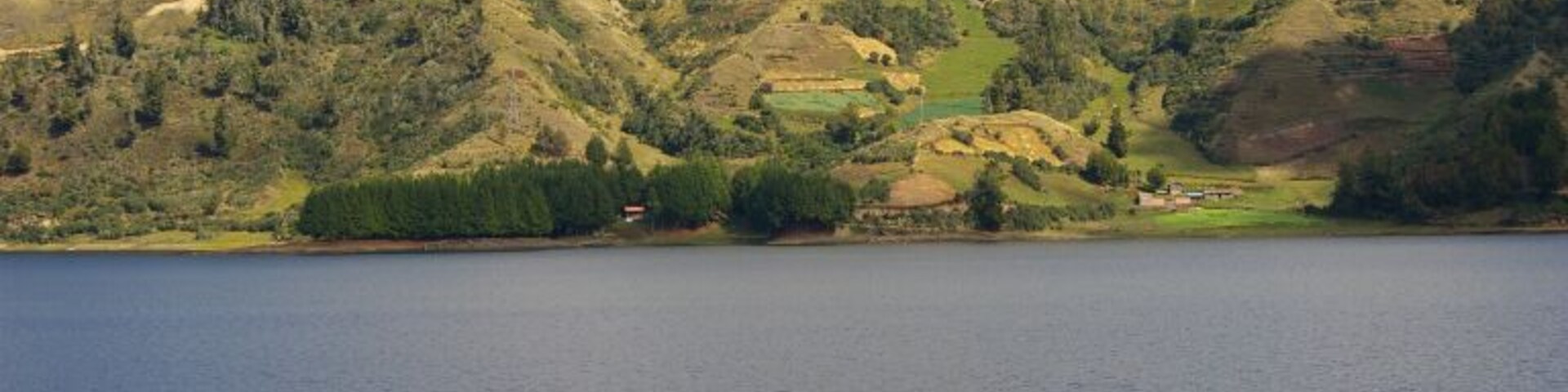 Beautiful high mountain lake outside of Cochabamba, Bolivia