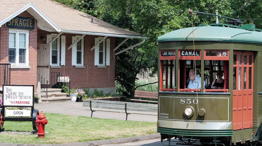 The Trolley Museum in East Haven CT.