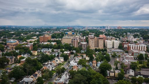 Aerial of East Orange New Jersey