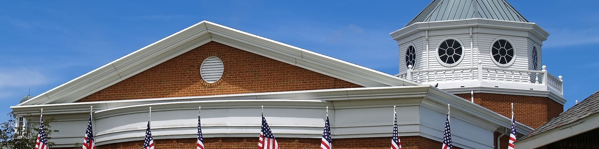 The American Flag Memorial Site in Eastlake, Ohio