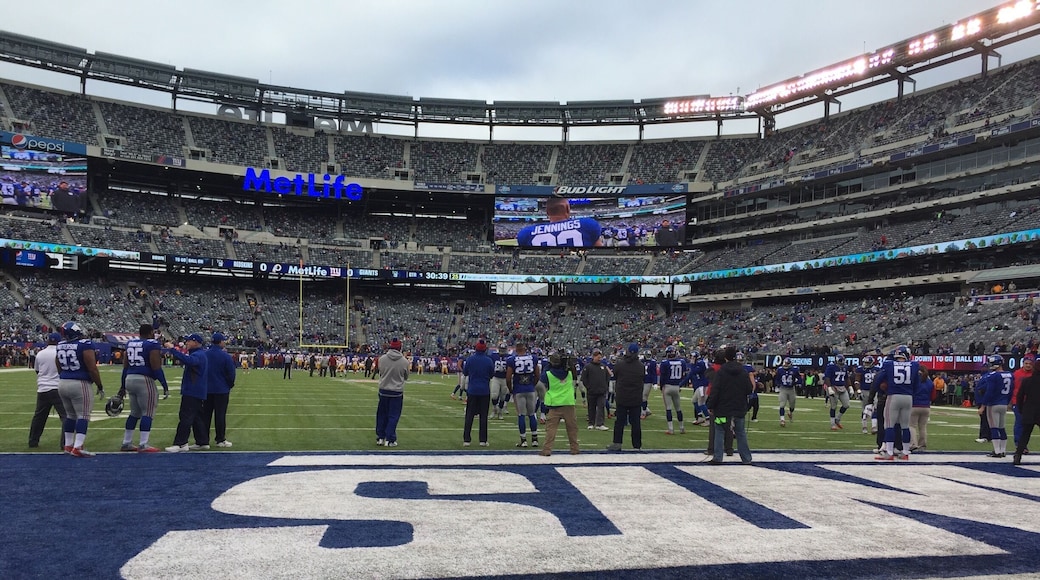 My view of the Giants game at MetLife. They won!