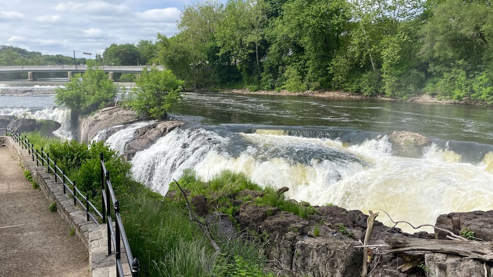 View of the Falls on the Passaic River in Paterson Great Falls National Historical Park