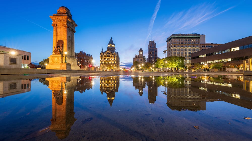 Syracuse, New York, USA at Dawn