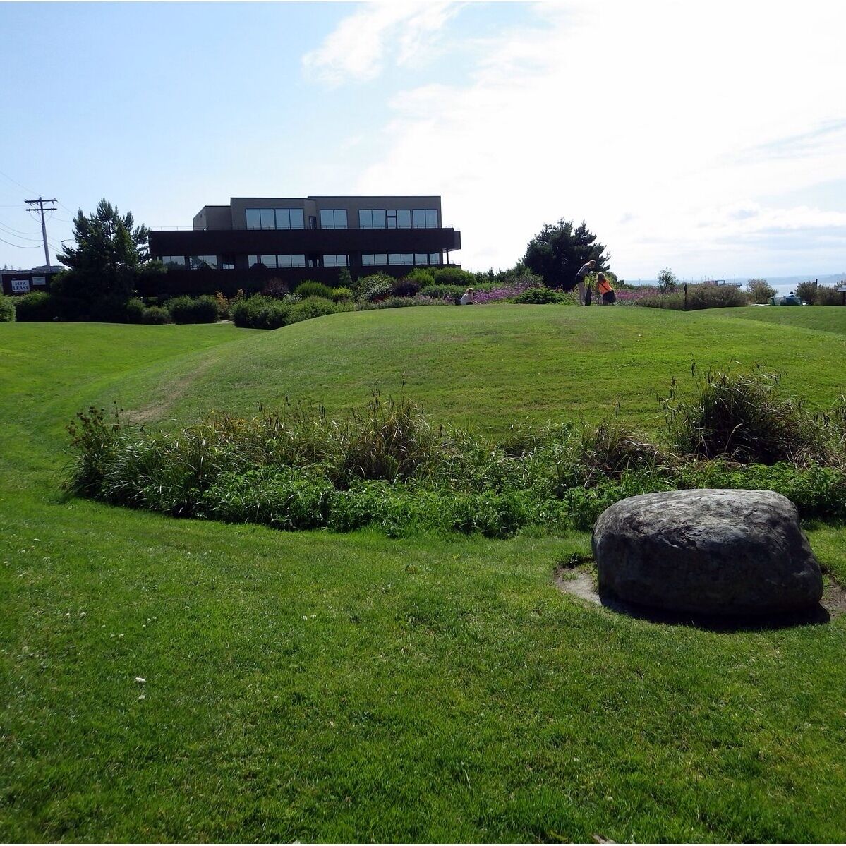A cool park by the ferry.