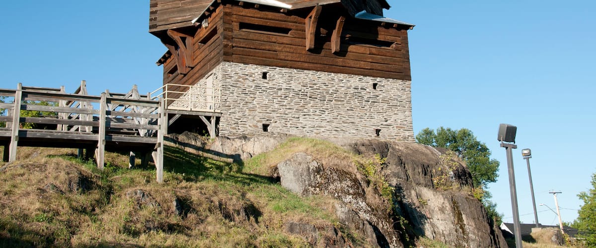 Historic Petit Sault Blockhouse - Edmundston - New Brunswick
