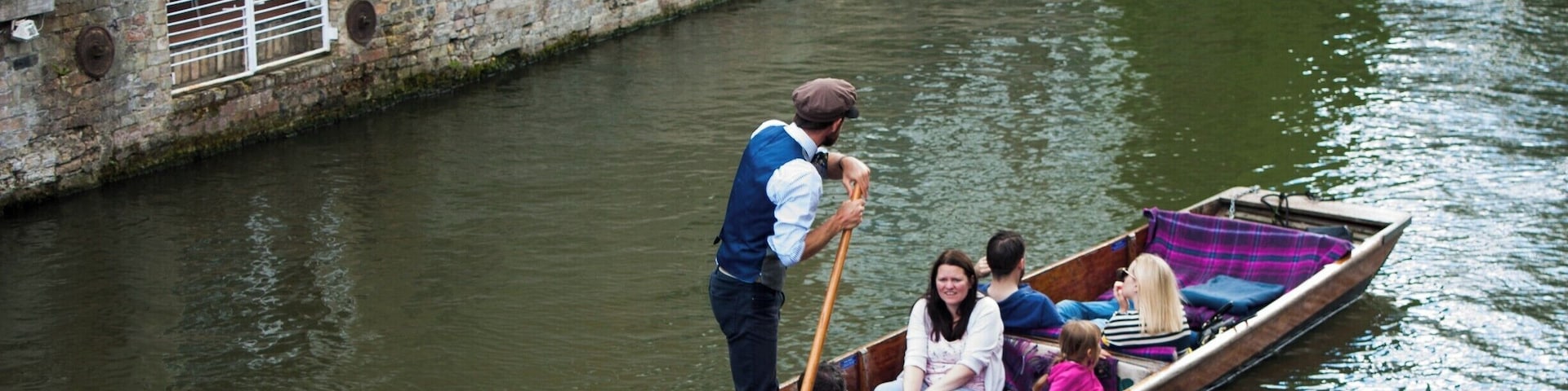 Punting on the river Cam