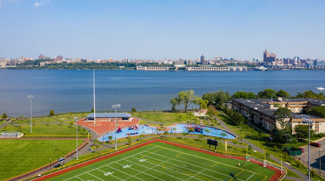Aerial of Edgewater New Jersey