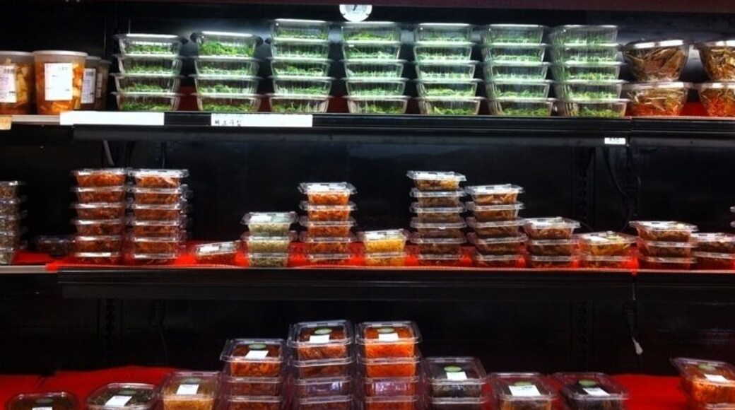 Asian side dishes. Asian supermarket in Upper Darby. A hidden in Delaware county. You can find anything you need for Asian cuisine. Exotic fruits and vegetables as well as your every day produce and vegetables.