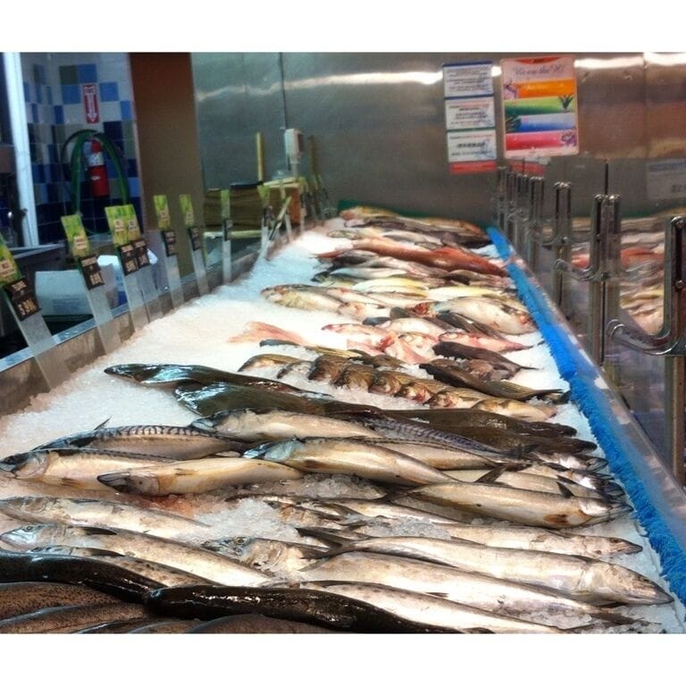 Fresh fish and seafood at H Mart, Asian supermarket in Upper Darby.  A hidden gem in Delaware County. 