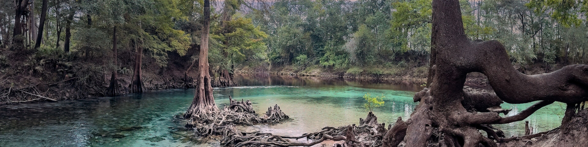 Madison Blue Springs at Sunset, Madison Blue Springs State Park, Florida