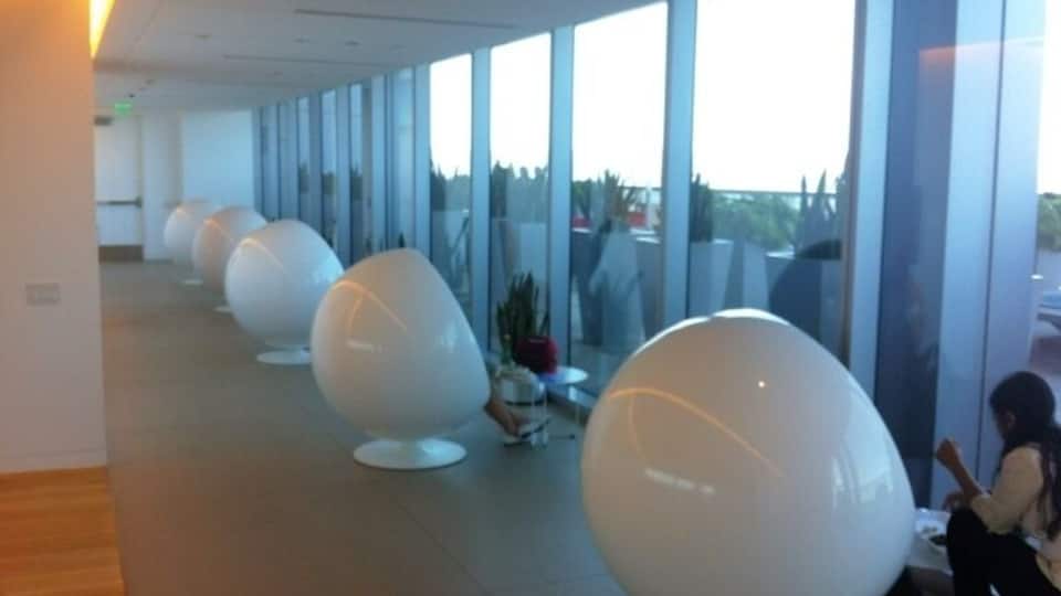 Cool place for employees to relax.