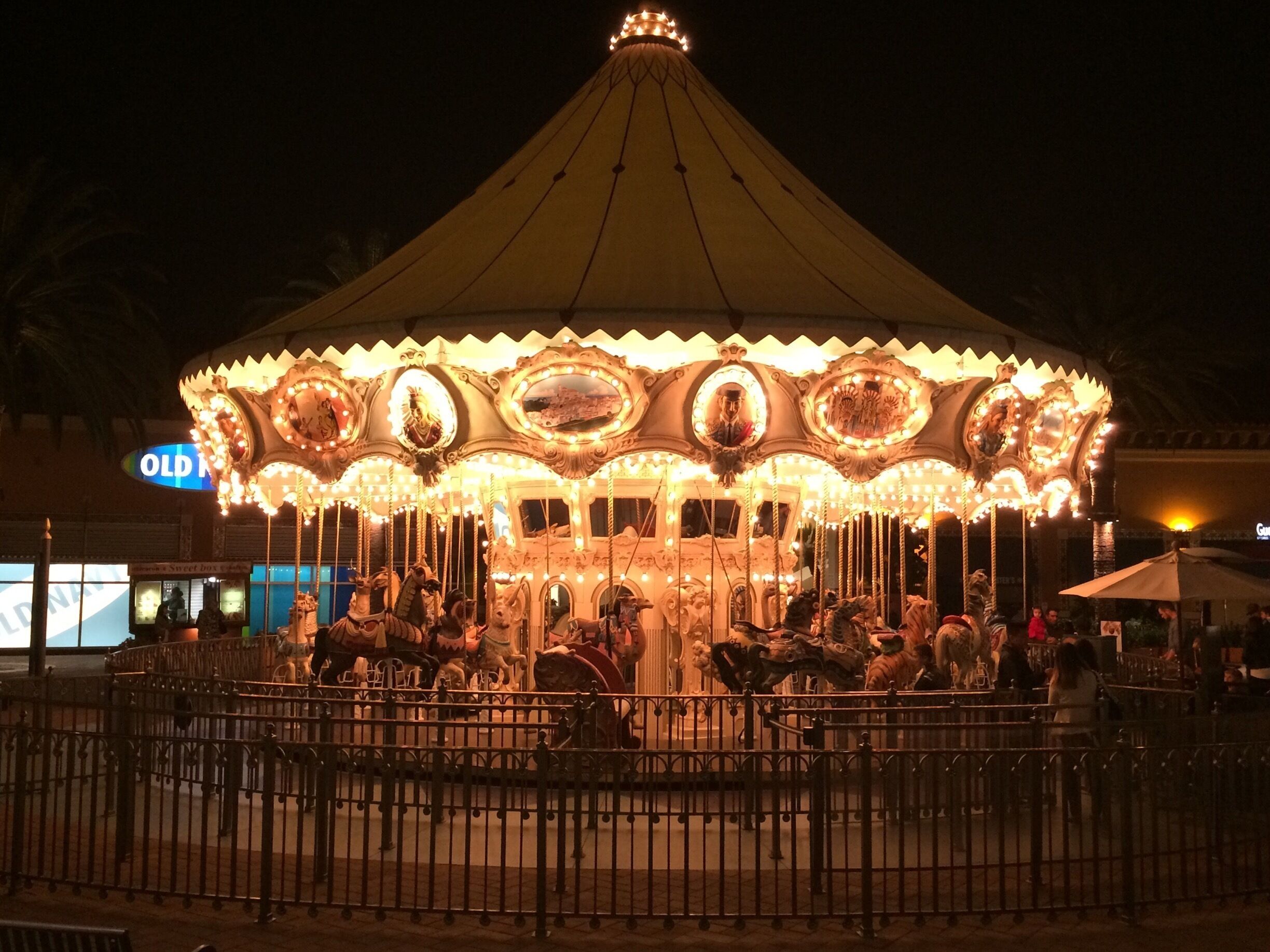 A family place, bring everyone to enjoy good food, great shopping and a few amusement rides.
