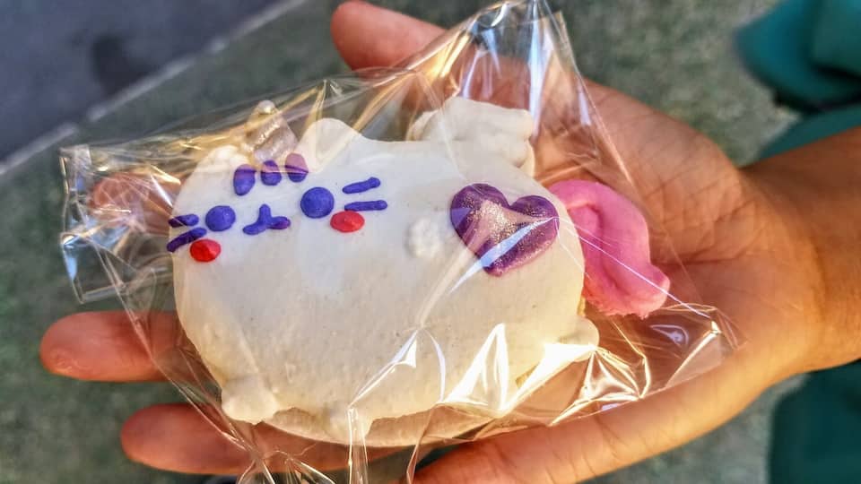 Pusheen macaron is a rare find.