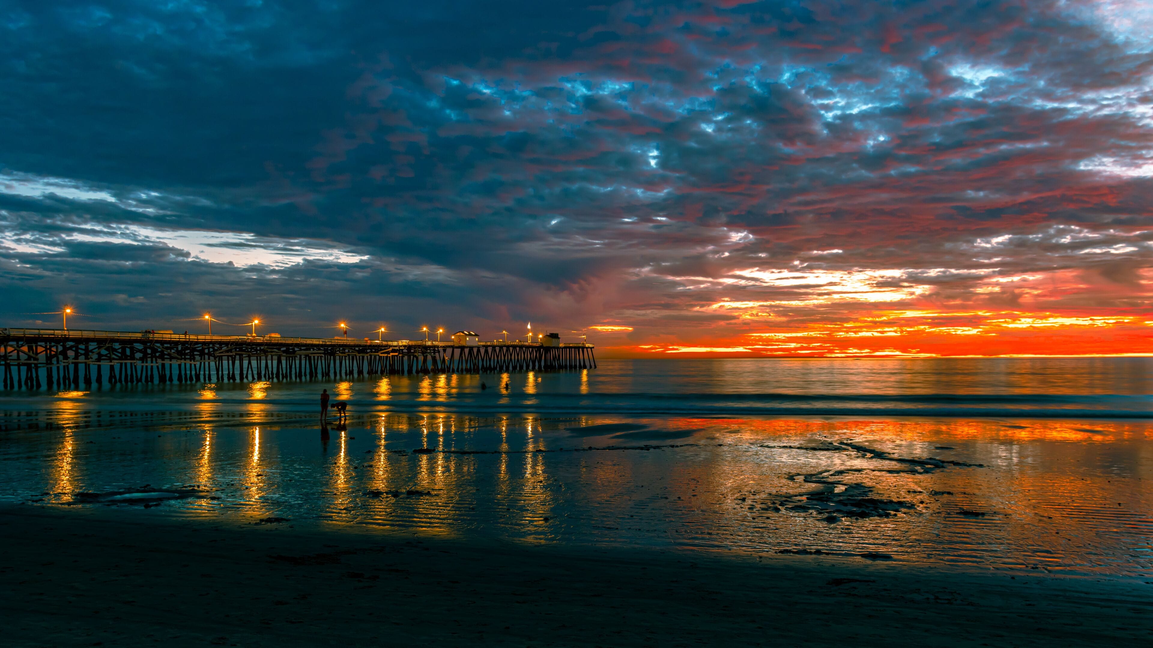 Sunset over the Pier