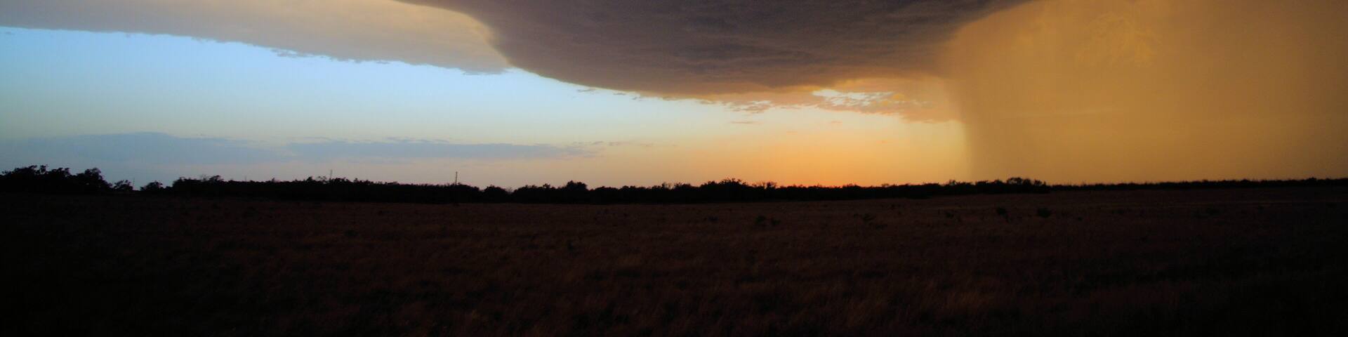 Beautiful Texas Prairie Supercell Storm
