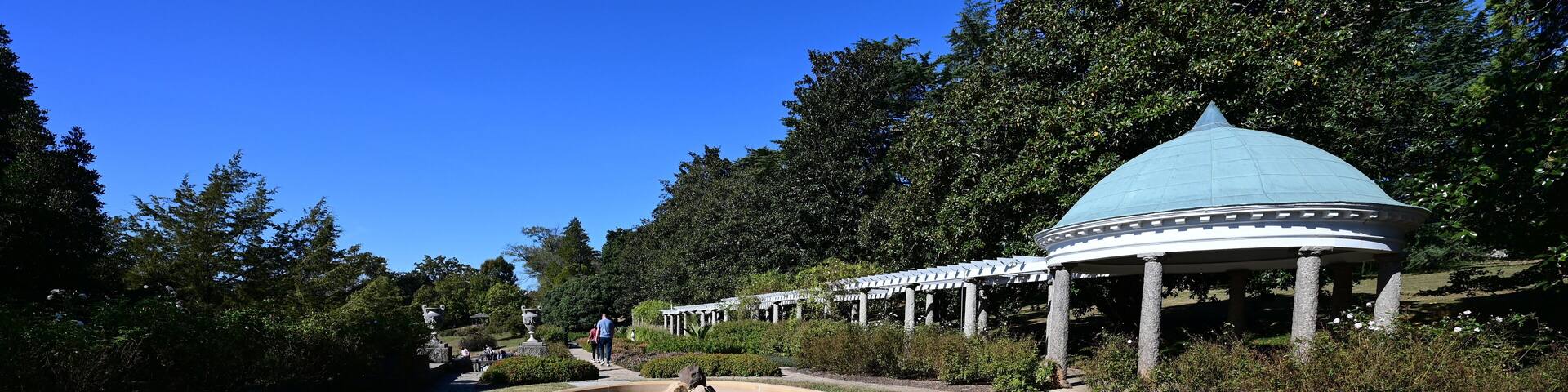 Gazebo at a Public park in Richmond, Virginia during Fall/Autumn.