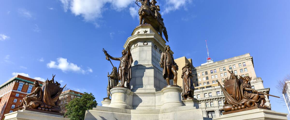 Washington Equestrian Monument - Richmond Virginia