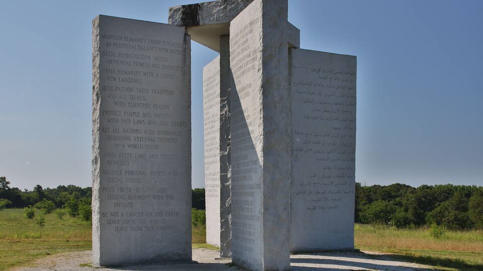 Georgia Guidestones National Monument in Elberton, GA