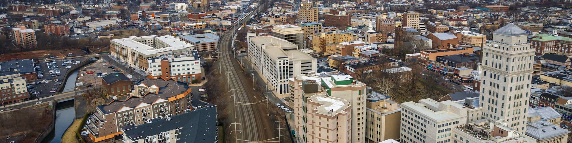 Aerial Drone of Elizabeth