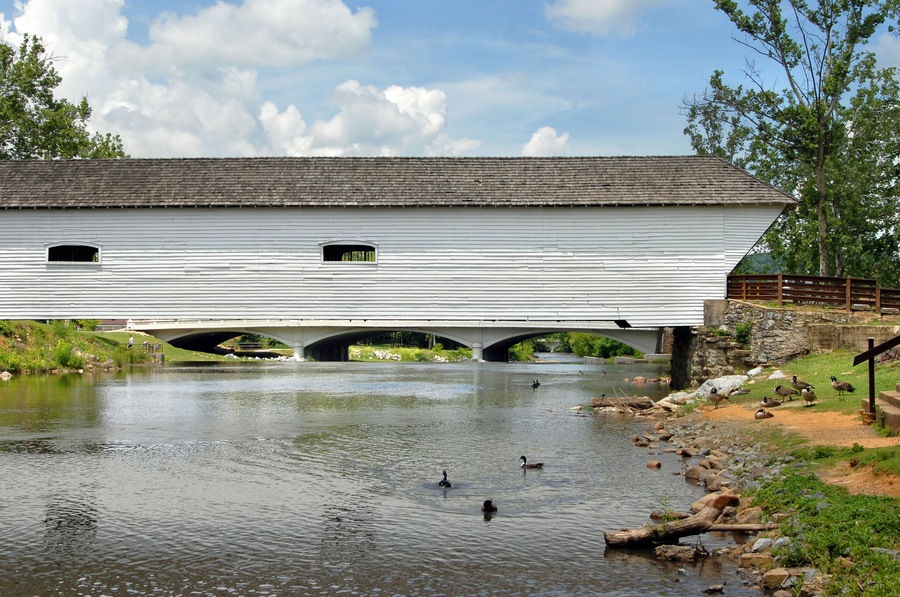 Aging Covered Bridge