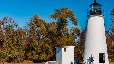 Turkey Point Lighthouse, Elk Neck State Park, Maryland, USA, North East, Maryland