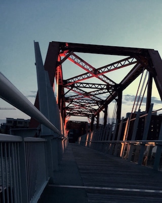 Principle river walk bridge over the Des Moines River