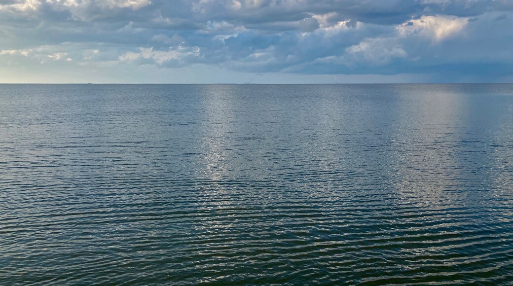 Clouds over Lake Erie in spring